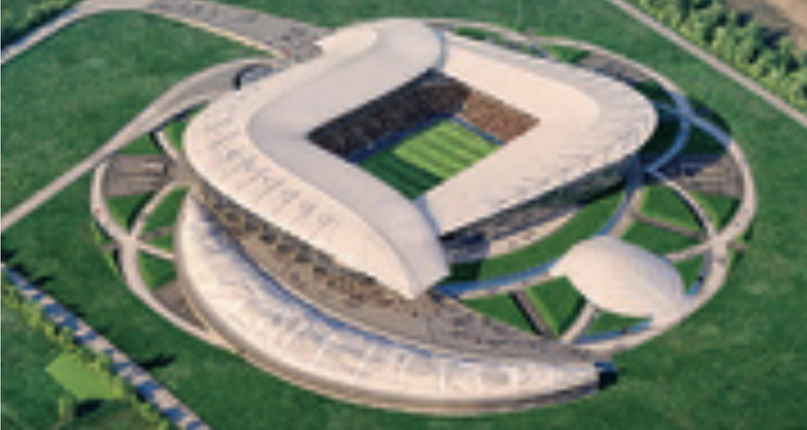 Защитное покрытие железобетонных конструкций футбольного стадиона к ЧМ 2018 в г. Ростов-на-Дону