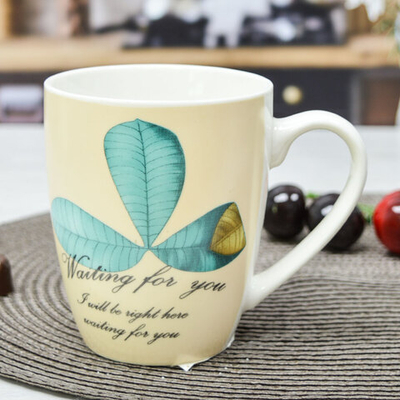 Кружка 360мл керамическая, цвет в ассортименте