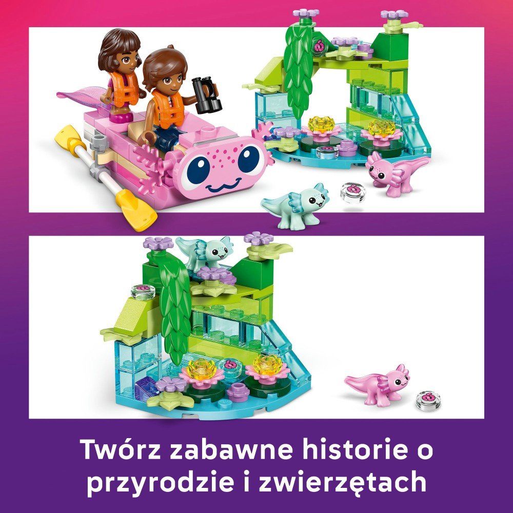 LEGO Friends - Приключение на лодке с ахсолотлями 42681