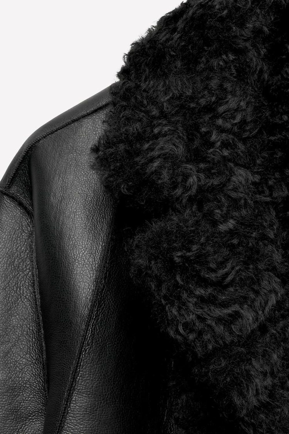 ZARA Х LUDOVIC DE SAINT SERNIN ДВУСТОРОННЯЯ КУРТКА, ЧЕРНЫЙ