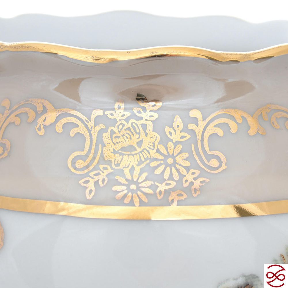 Молочник Crown Aristokrat Охота бежевая 400 мл