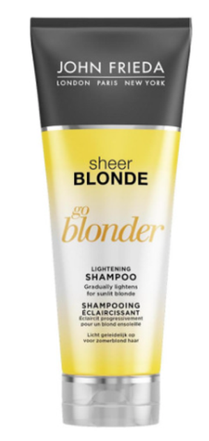 John Frieda Sheer Blonde Go Blonder Шампунь осветляющий для натуральных, мелированных и окрашенных волос 250 мл