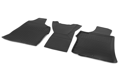 Коврики в салон автомобиля передние Rival для Hyundai H1 II поколение минивэн 2007-2018 2017-н.в., полиуретан, 3 части, 12312001