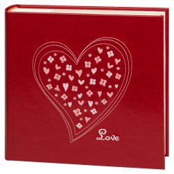 Фотоальбом Image Art IA-BBM46200 серия 121 сердце с кармашками книжный переплёт 10х15 50 листов 200 фото | Image Art