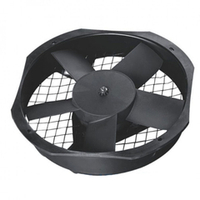 Электровентилятор 24 В, 280 мм, 190 Вт, тип A-от радиатора/всасывание, 2300 м3/час, 5 лопастей прямые с металлической решеткой