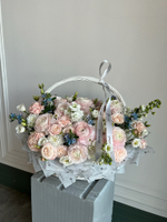 Сборная корзина в нежных оттенках