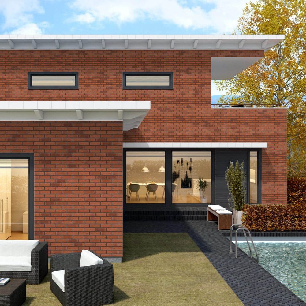 Feldhaus Klinker - R488NF9, Classic Terreno Rustico, 240x9x71 - Клинкерная плитка для фасада и внутренней отделки