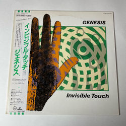 Винтажная виниловая пластинка LP Genesis Invisible Touch (Japan 1986) (Obi, Стикеры)