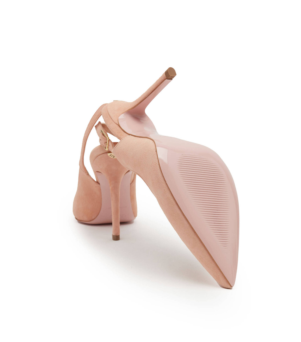 Кожаные туфли на шпильках Liu Jo - персиковый(SXX547 P0021)