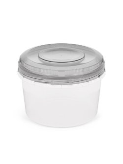 Контейнер пищевой круглый для СВЧ 1л.(1185)