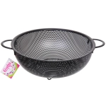 Дуршлаг металлический «Black» 25см с ручками