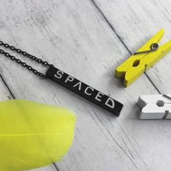 Кулон подвеска брусок с гравировкой на заказ