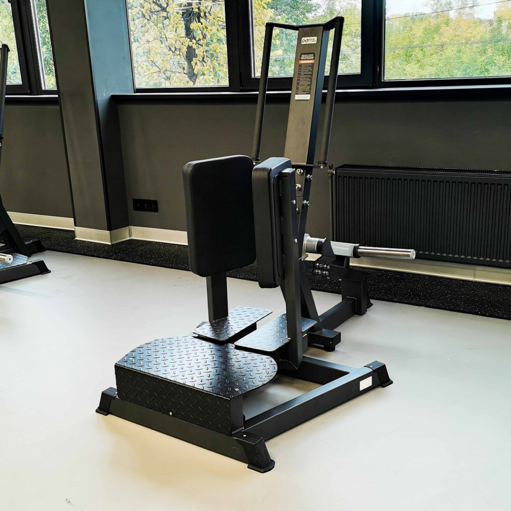 D982 Разведение ног стоя, рычаги серые*