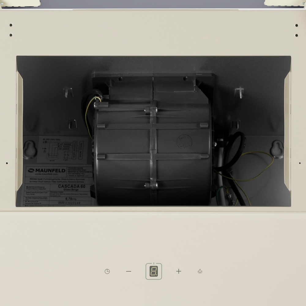 Кухонная вытяжка MAUNFELD Cascada 60 бежевый фото 10