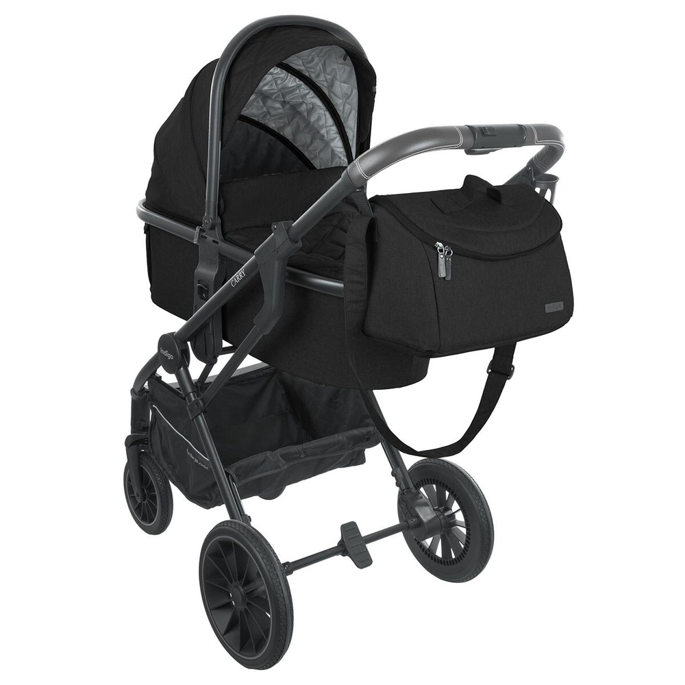 Детская коляска Indigo Carry 2 в 1 черный