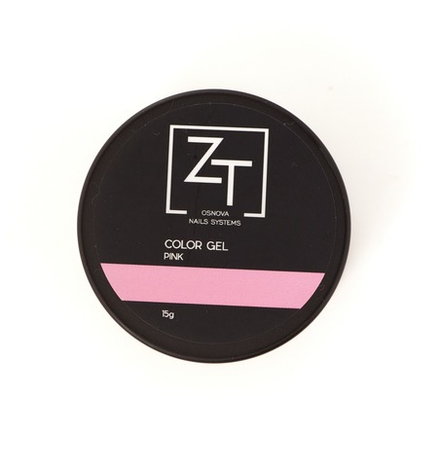ZT Самовыравнивающийся гель "Pink" 15 гр.