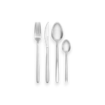 Набор столовых приборов Pure, серебристые матовые, 24 пред.