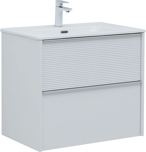 Тумба с раковиной Aquanet Вита 330476 70 белый матовый