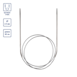 Спицы круговые сталь d 2.5 мм 80 см 1 шт с металлической леской GAMMA MKG