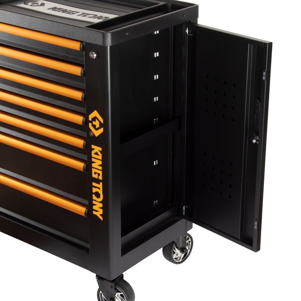 KING TONY (87G38-7B-P40) Тележка инструментальная, 7 выдвижных ящиков, "PROFESSIONAL", 40 лет "KING TONY"