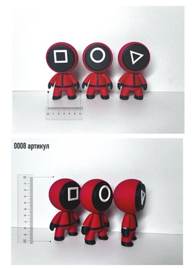 Игра в кальмары три человечка 10 см