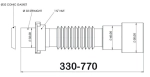 Гофрированное соединение BETTOSERB для сифона 32-40/50мм арт.125383