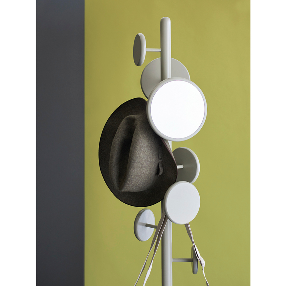 Вешалка напольная с полкой lingon, слоновая кость