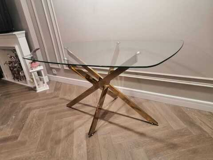 Стол обеденный Ist Casa Элис Рэк, 160х90х75 см, прозрачный