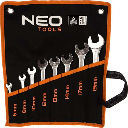 Комбинированные ключи NEO Tools 6-19 мм, 8 шт. 09-751