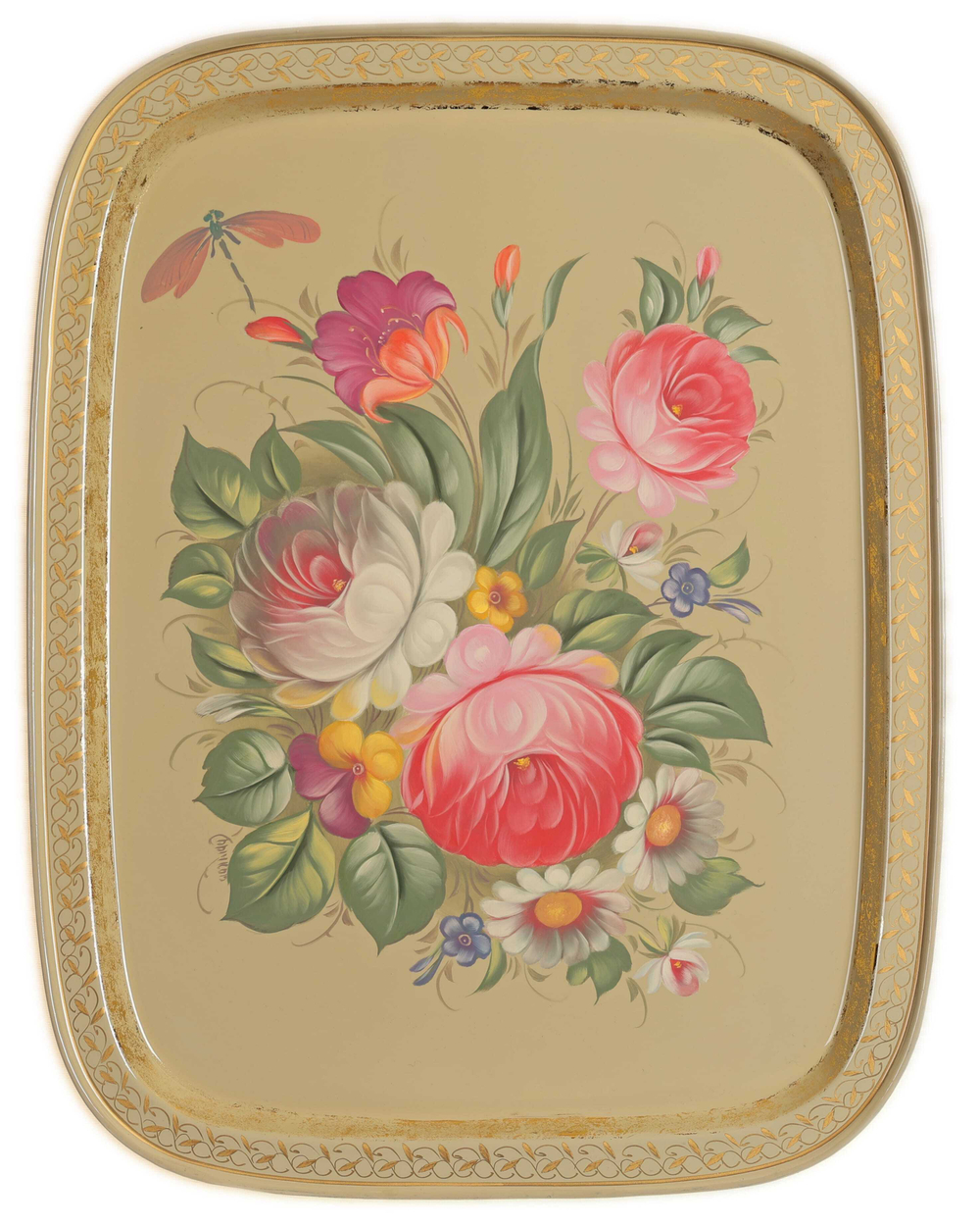 若斯托沃彩绘托盘 A19D29092573