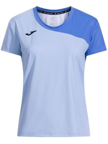 Женская теннисная футболка Joma Smash Short Sleeve - sky blue/blue