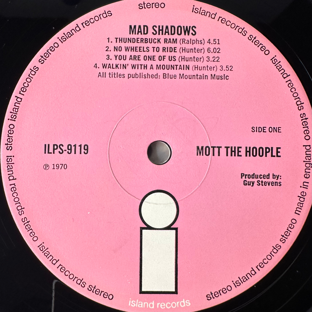 Mott The Hoople ‎– Mad Shadows (Англия 1970г.)