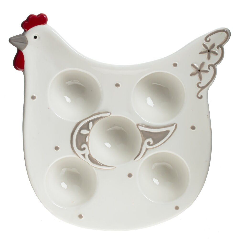 GAEM Тарелка для 5-ти яиц, L18,5 W20 H3,5 см