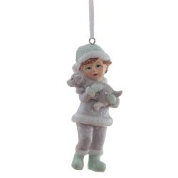 GAEM Изделие декоративное подвесное "Мальчик/Девочка", L4,5 W4 H10,5 см, 2в.