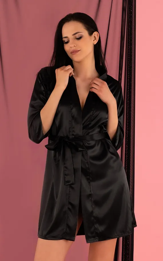 LC 90520 Edelina szlafrok Black