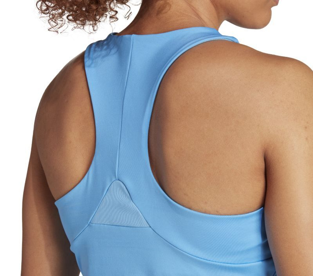 Женский топ теннисный Adidas Club Tennis Y-Tank - небесный