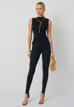 Топ американка черный