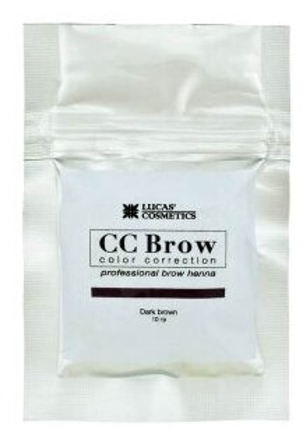 Хна для бровей (dark brown) в саше (темно-коричневый), 10 гр