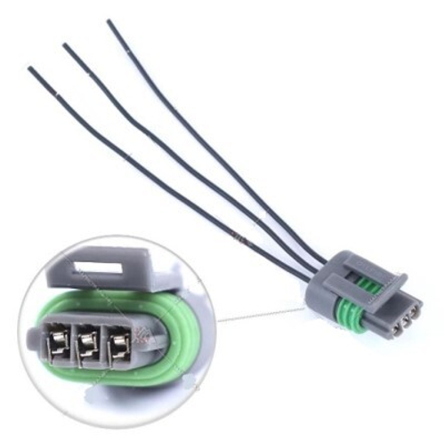 Разъем датчика фаз распредвала на 8-ми, 16-ти кл. ВАЗ 2108-099, 2110-12, 1118 и их модификаций, с проводами (VOLTON)