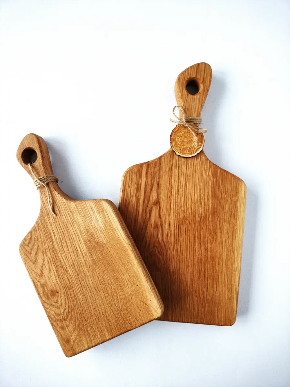 Набор разделочных сервировочных досок из дуба