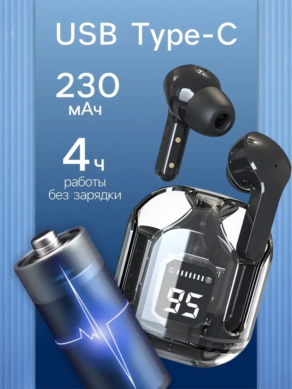 Наушники беспроводные Air31, TWS, вакуумные, Bluetooth 5.0,