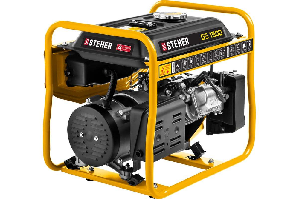 Бензиновый генератор STEHER 1200 Вт GS-1500