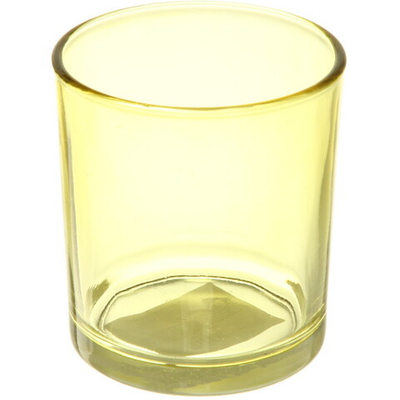 Подсвечник «Oasis-Glass» 7*8см цвет желтый