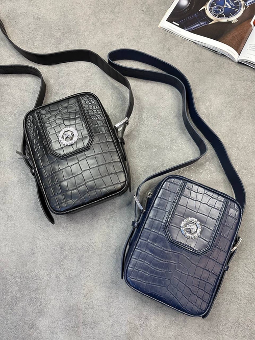 Мессенджер-Сумка через плечо Stefano Ricci из кожи крокодила