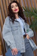 Жакет джинсовый Милана (серо-голубая) Б13370-4М LT Collection