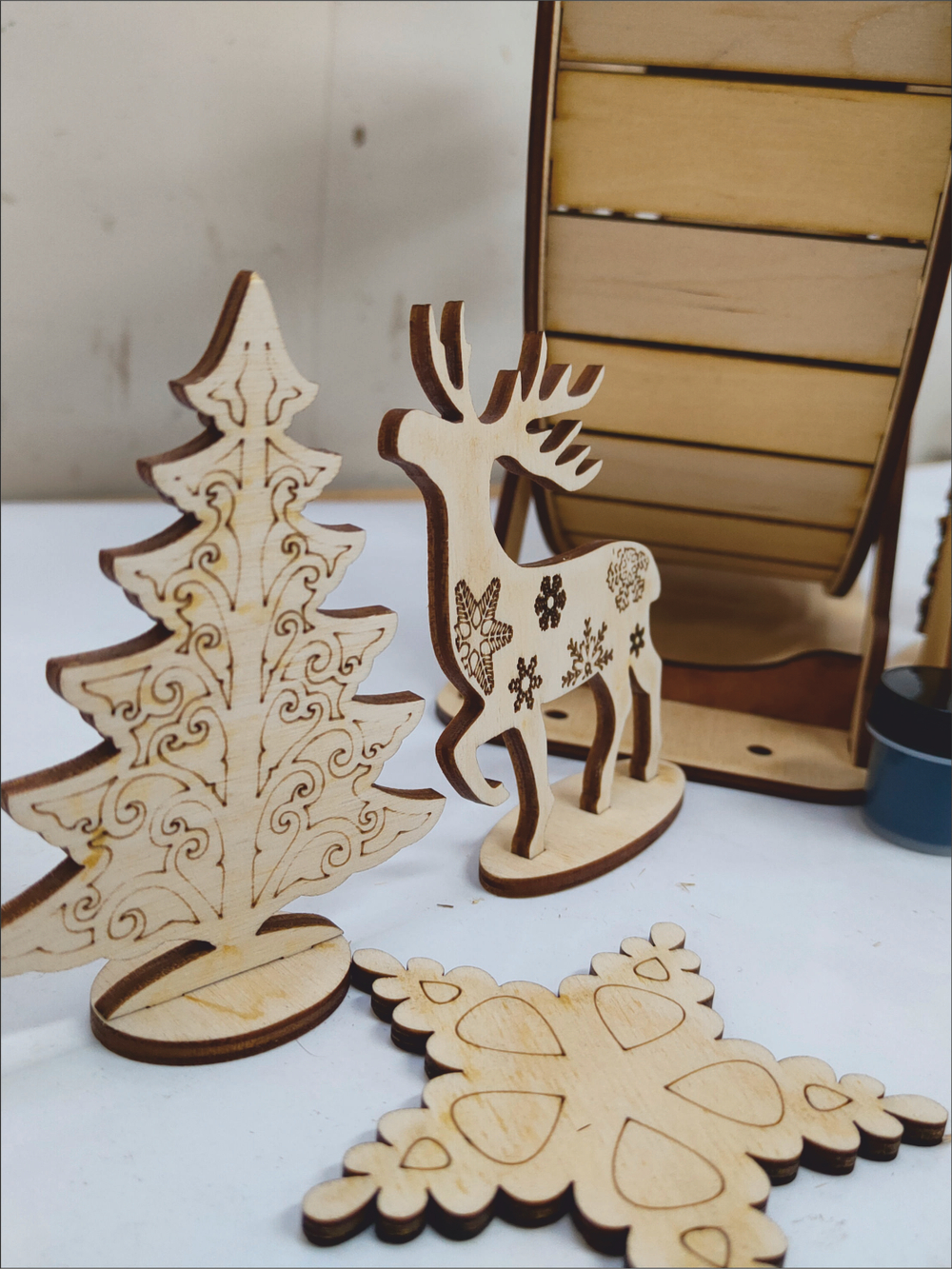 Новогоднее беговое колесо для грызуна 30см