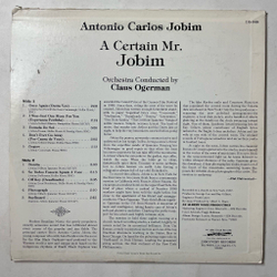 Винтажная виниловая пластинка LP Antonio Carlos Jobim A Certain Mr. Jobim (USA 1981)