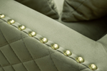 Диван Garda Decor-Кушетка Сорренто (Sorrento) правая велюр оливковый Colt1002-OLIV 180*98*88 см