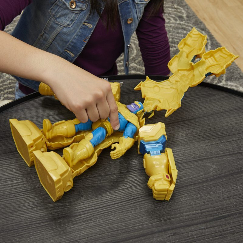 Hasbro Marvel Avengers - Фигурка Таноса 23 см Mech Strike Ultimate Ultimate Armor F0264