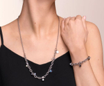 Колье-трансформер Coeur de Lion Multicolor 5063/10-1578 цвет зеленый, розовый, голубой